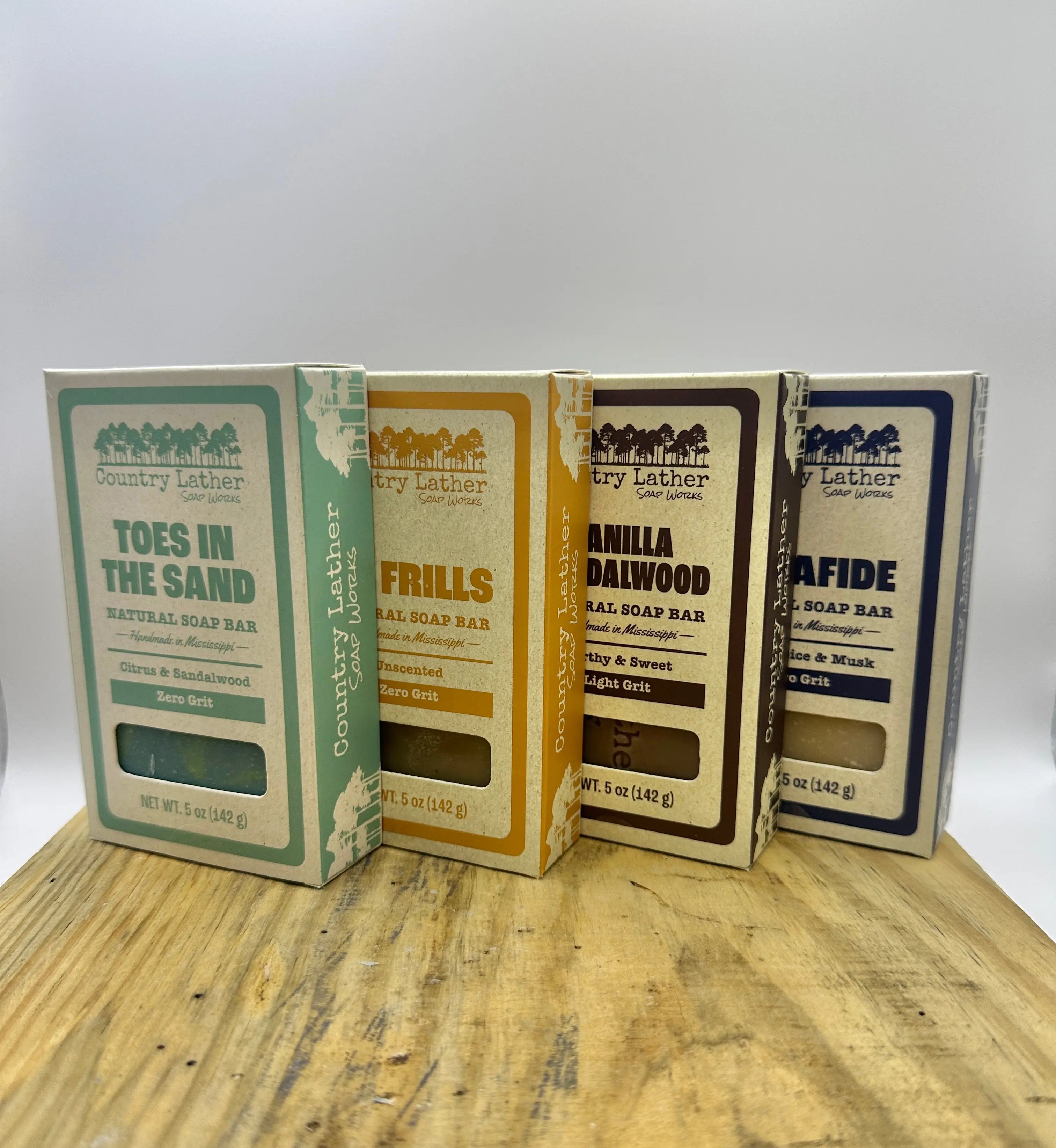 Barefoot and Balanced soap bar bundle by Country Lather