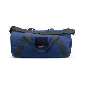 Barrel Duffle Bag 1000D by Recycled Firefighter, handmade leather goods detail photo 4