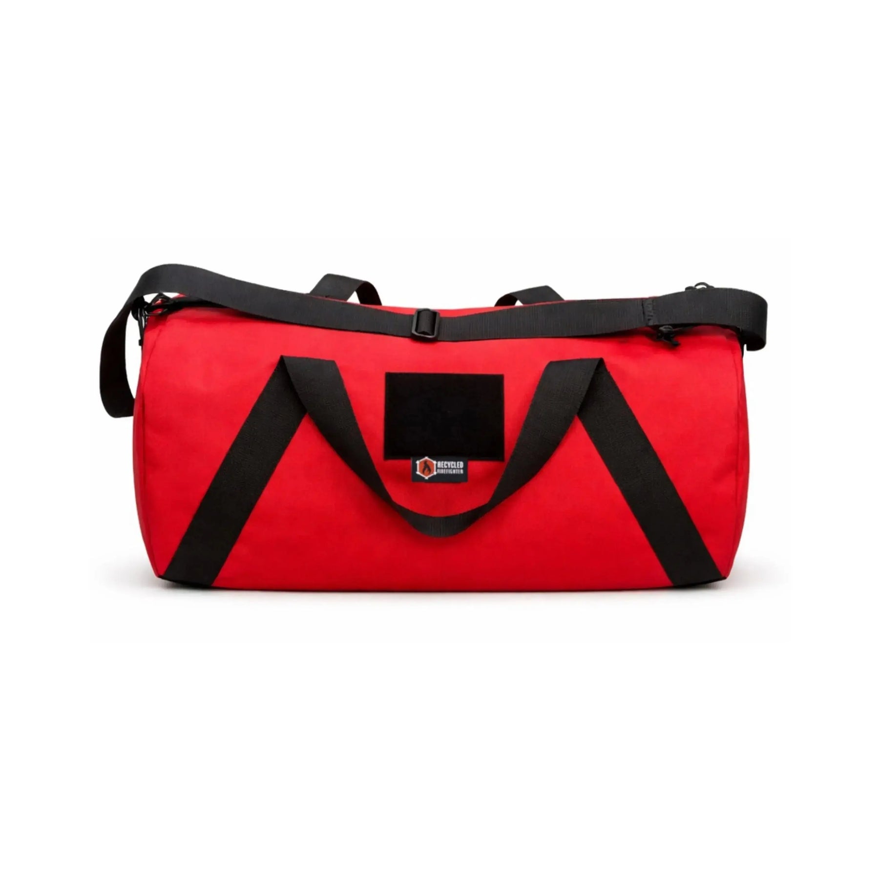 Barrel Duffle Bag 1000D by Recycled Firefighter, handmade leather goods detail photo 5