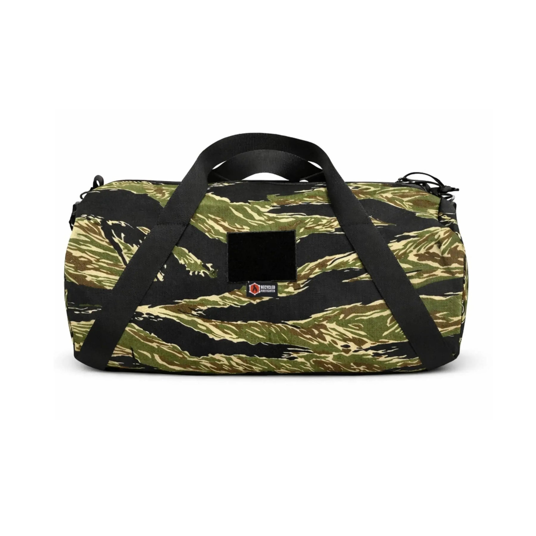 Barrel Duffle Bag 1000D by Recycled Firefighter, handmade leather goods detail photo 7