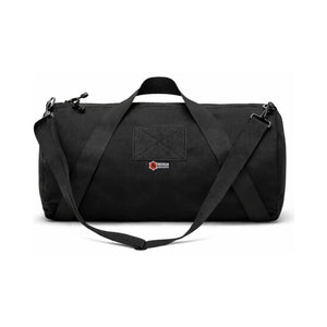 Barrel Duffle Bag 1000D by Recycled Firefighter, handmade leather goods detail photo 11
