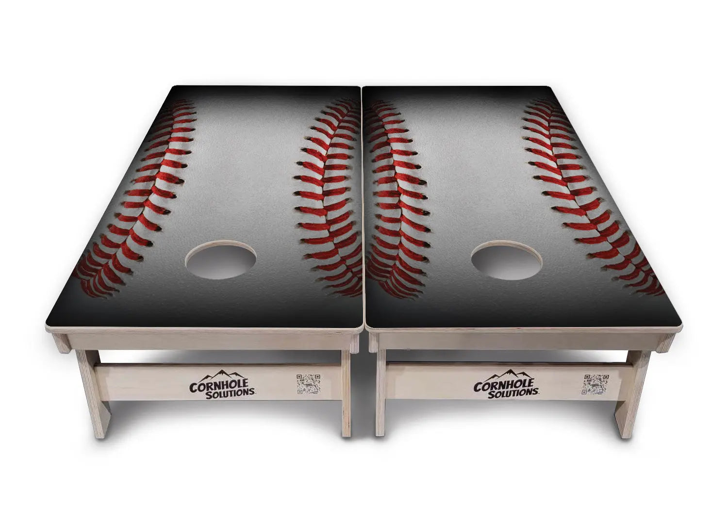 Baseball Cornhole Boards - Professional Tournament Series by Cornhole Solutions, custom cornhole board detail photo 2