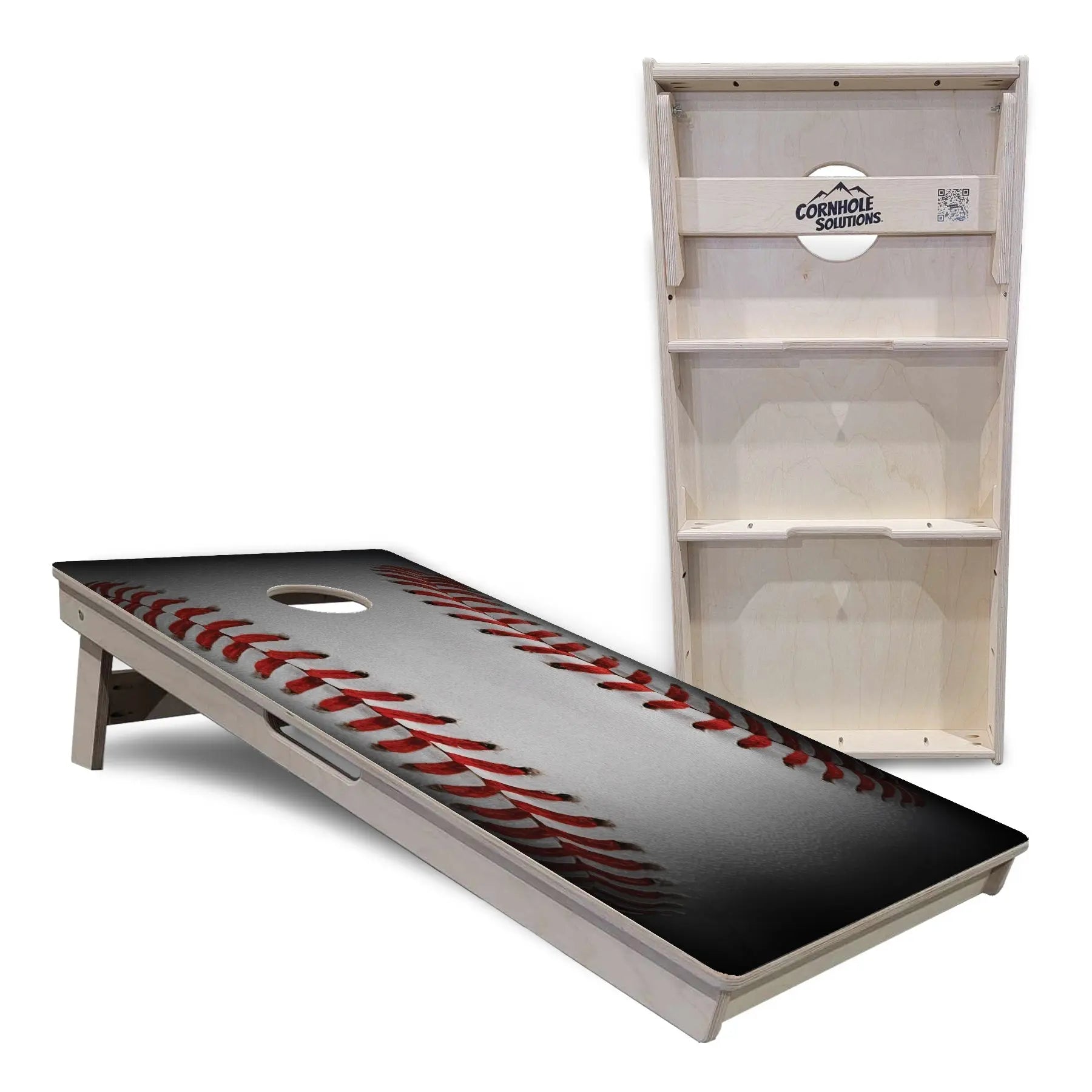 Baseball Cornhole Boards - Professional Tournament Series by Cornhole Solutions, custom cornhole board detail photo 5