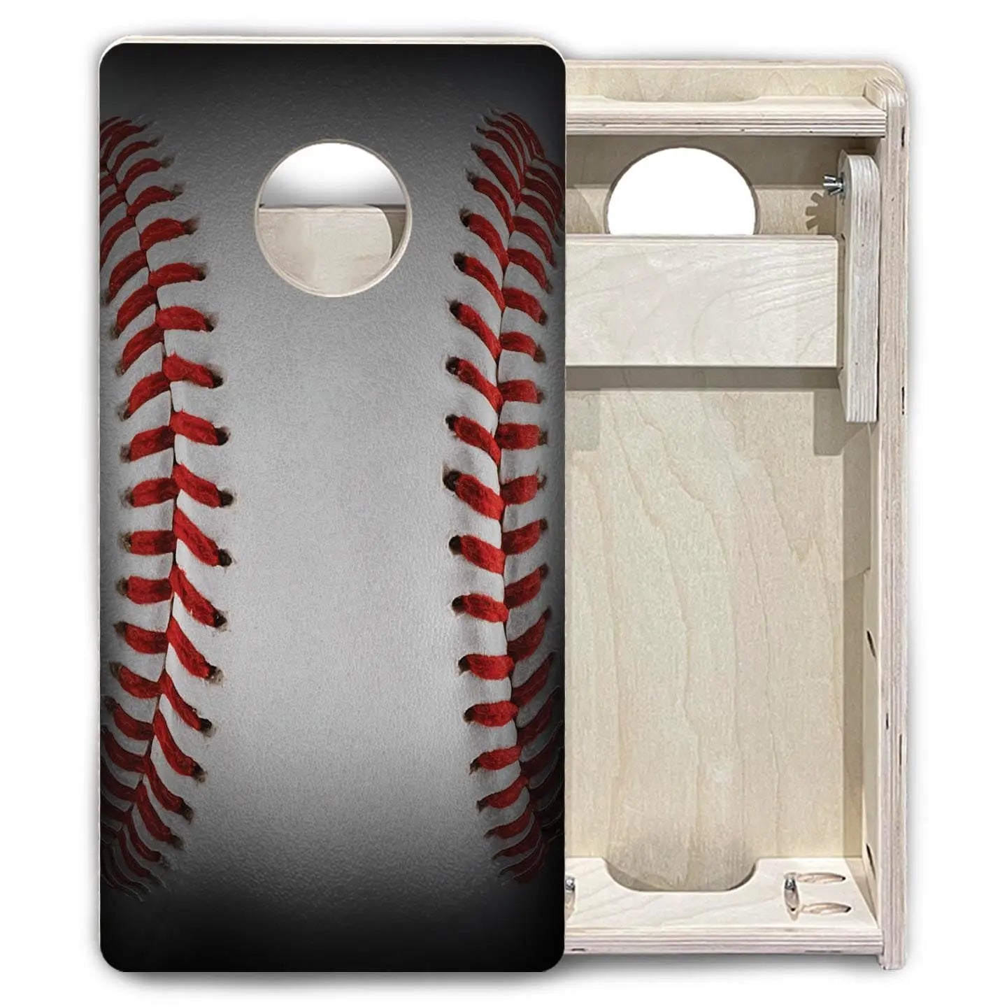 Baseball - Mini or Vacation Size Cornhole Boards by Cornhole Solutions, custom cornhole board detail photo 6