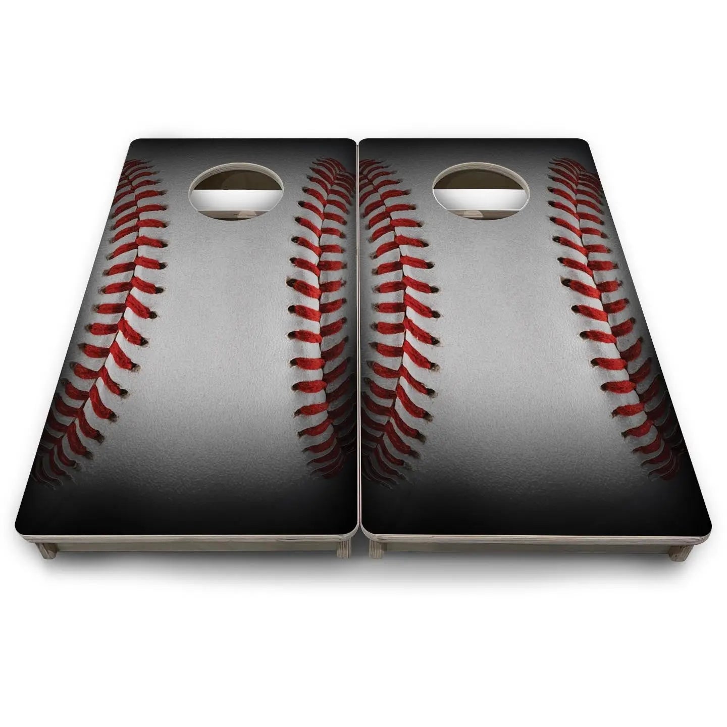 Baseball - Mini or Vacation Size Cornhole Boards by Cornhole Solutions, custom cornhole board detail photo 9