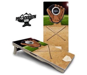 Baseball Theme Cornhole Boards - Pro Solution Elite Series by Cornhole Solutions, custom cornhole board detail photo 2