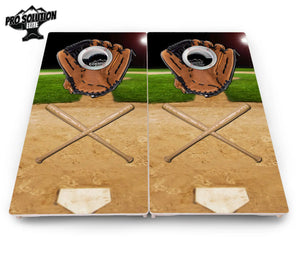 Baseball Theme Cornhole Boards - Pro Solution Elite Series by Cornhole Solutions, custom cornhole board detail photo 4