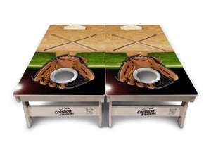 Baseball Theme Cornhole Boards - Professional Tournament Series by Cornhole Solutions, custom cornhole board detail photo 2