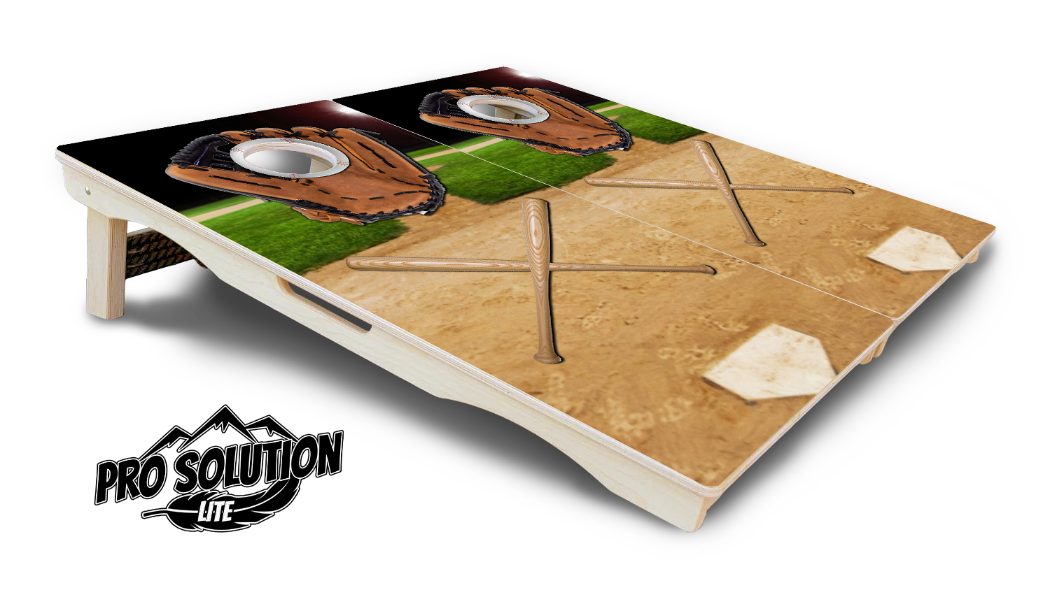 Baseball Theme Cornhole Boards - Pro Solution Lite Series Cornhole Solutions