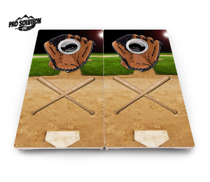 Baseball Theme Cornhole Boards - Pro Solution Lite Series Cornhole Solutions