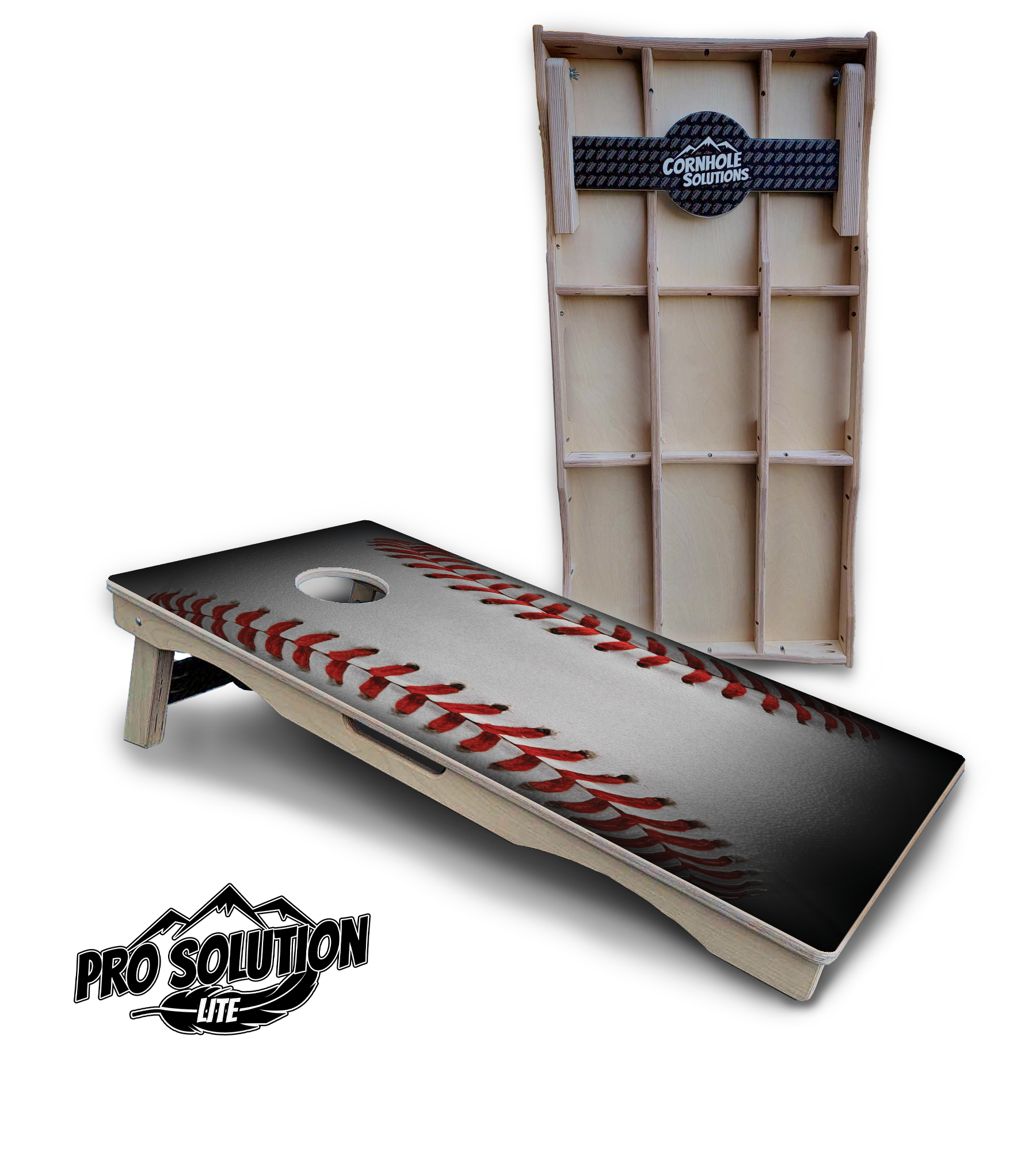Baseball Cornhole Boards - Pro Solution Lite Series Cornhole Solutions