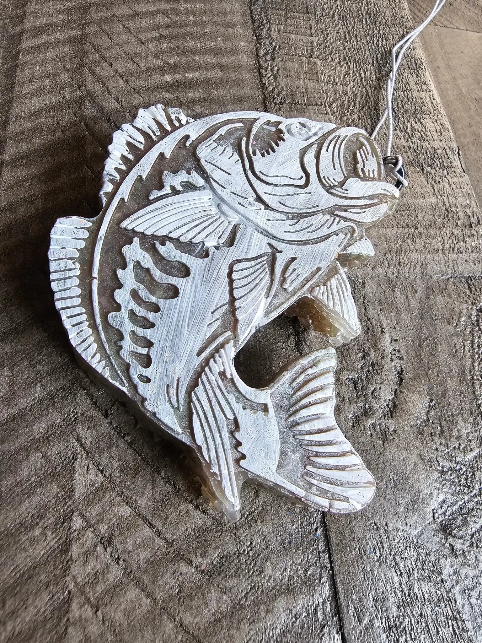 Bass Fish Car Freshie: Handmade Fishing Aroma Bead Air Freshener - Main Street Collective