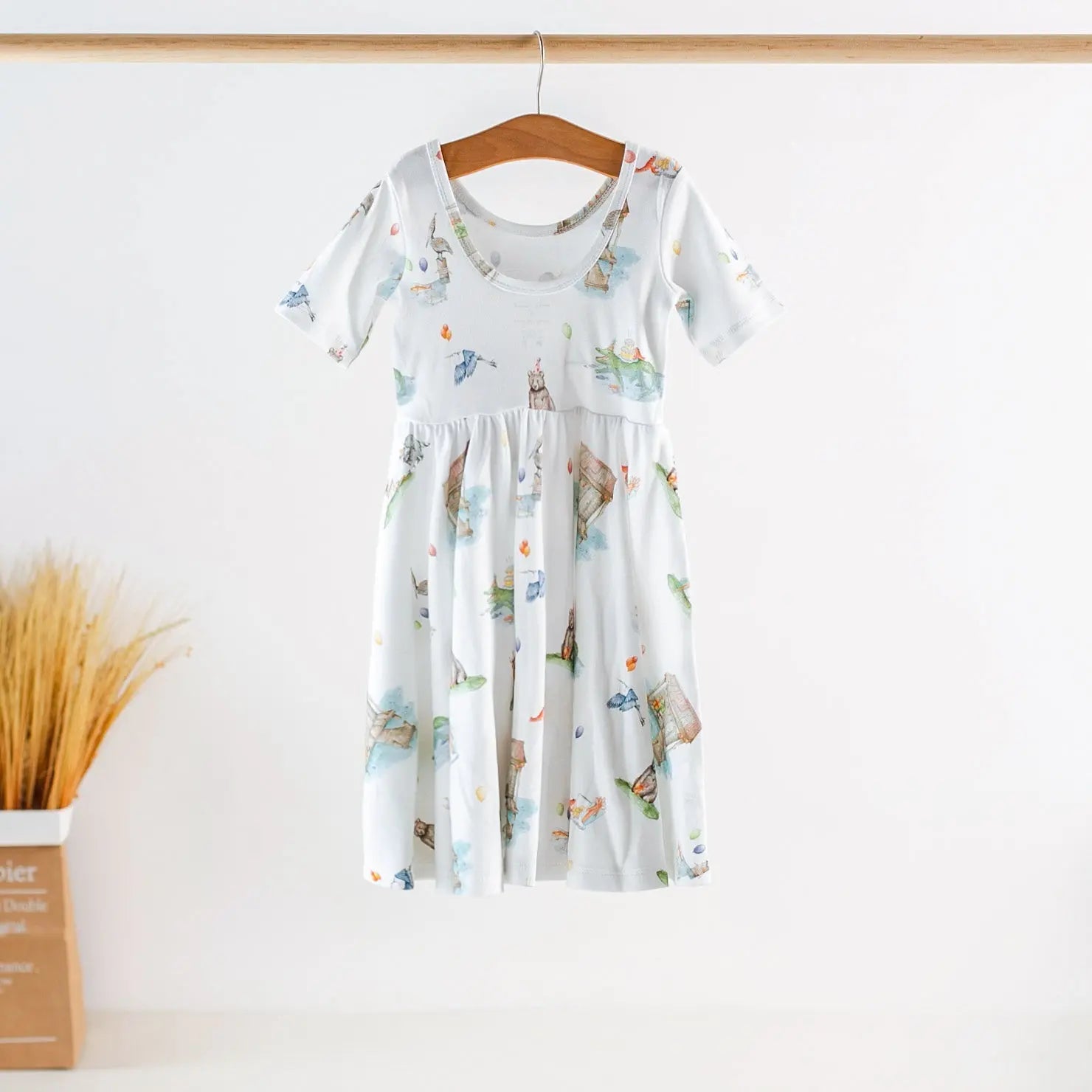 Bayou Birthday Organic Cotton Dress for Kids Nola Tawk