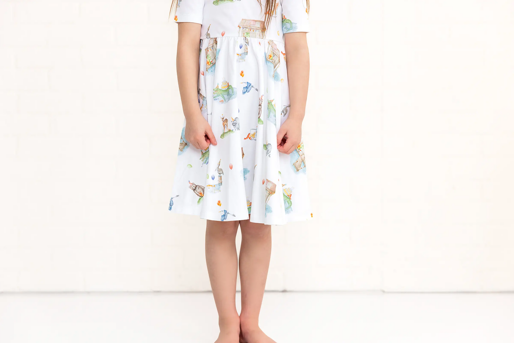 Bayou Birthday Organic Cotton Dress for Kids Nola Tawk