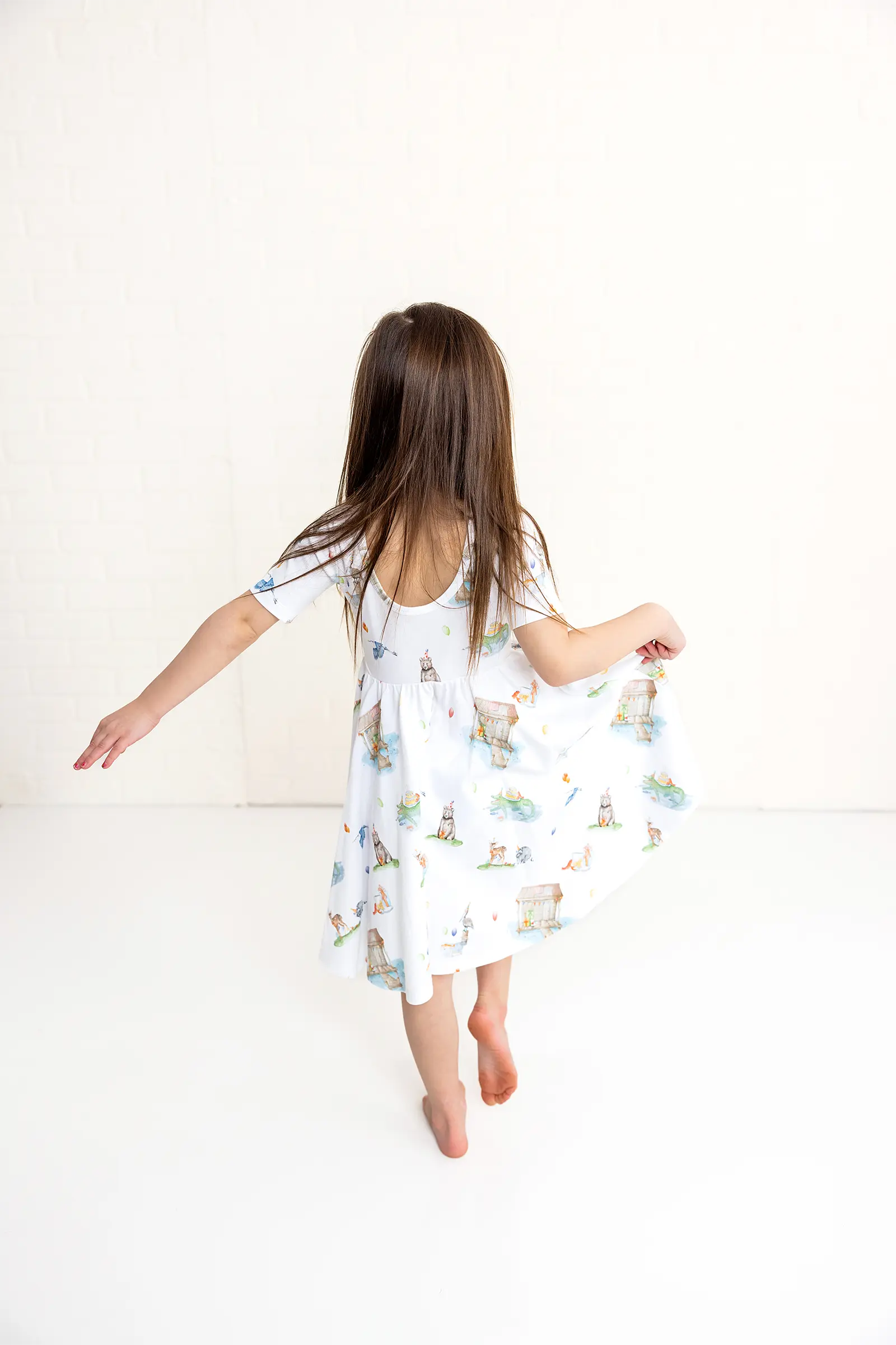 Bayou Birthday Organic Cotton Dress for Kids Nola Tawk