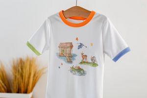 Bayou Birthday Organic Cotton Kids Tshirt by Nola Tawk, Southern lifestyle apparel detail photo 2