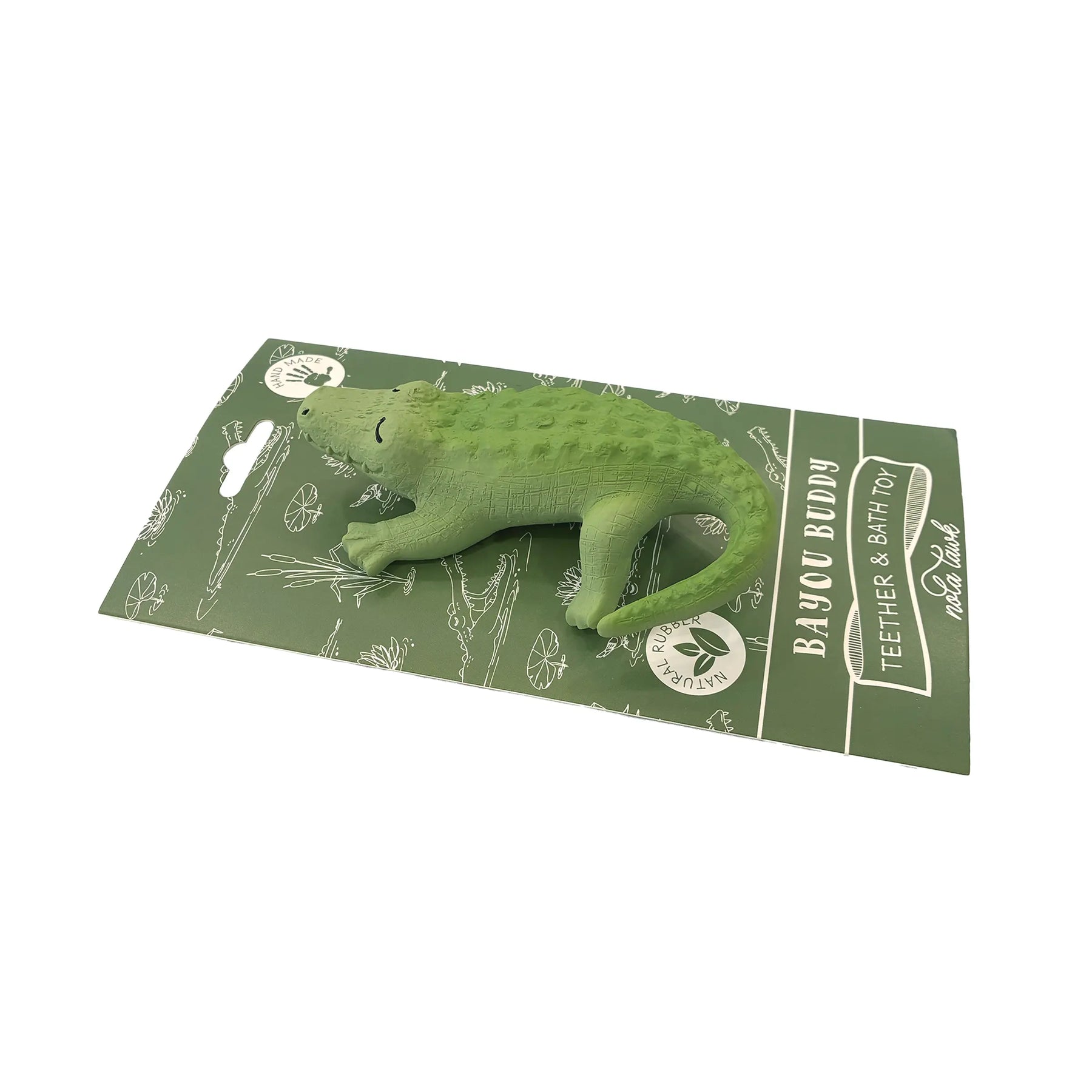 Bayou Buddy Gator Teether & Bath Toy Nola Tawk