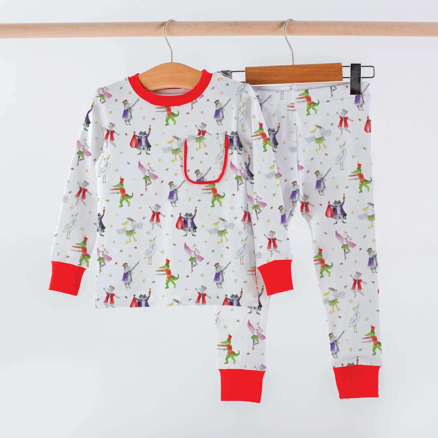 Bayou Nutcracker Cotton Kids Christmas Pajamas Nola Tawk