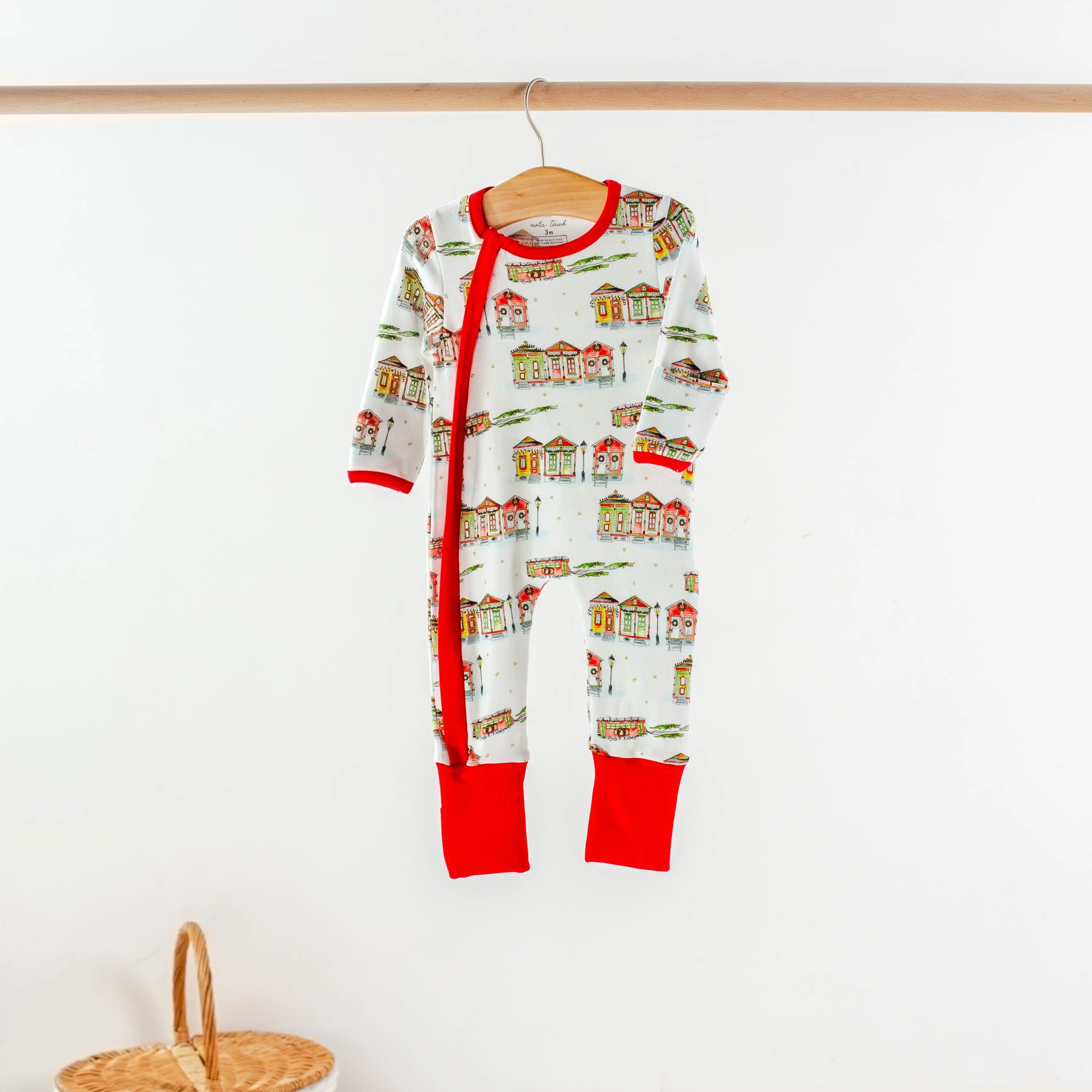 Bayou Wonderland Organic Cotton Christmas Kids Pajamas Nola Tawk