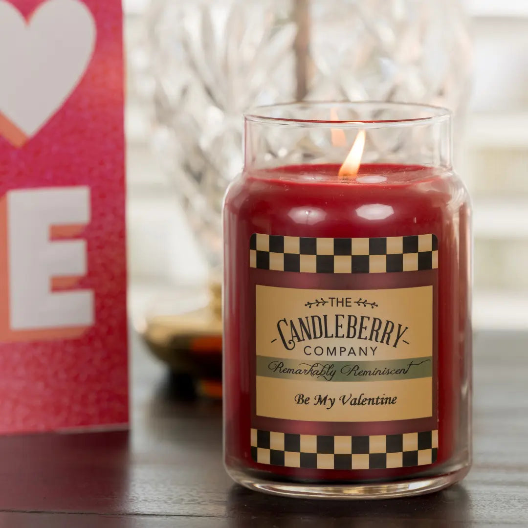 Be My Valentine™, Large Jar Candle (Collective) The Candleberry® Candle Company