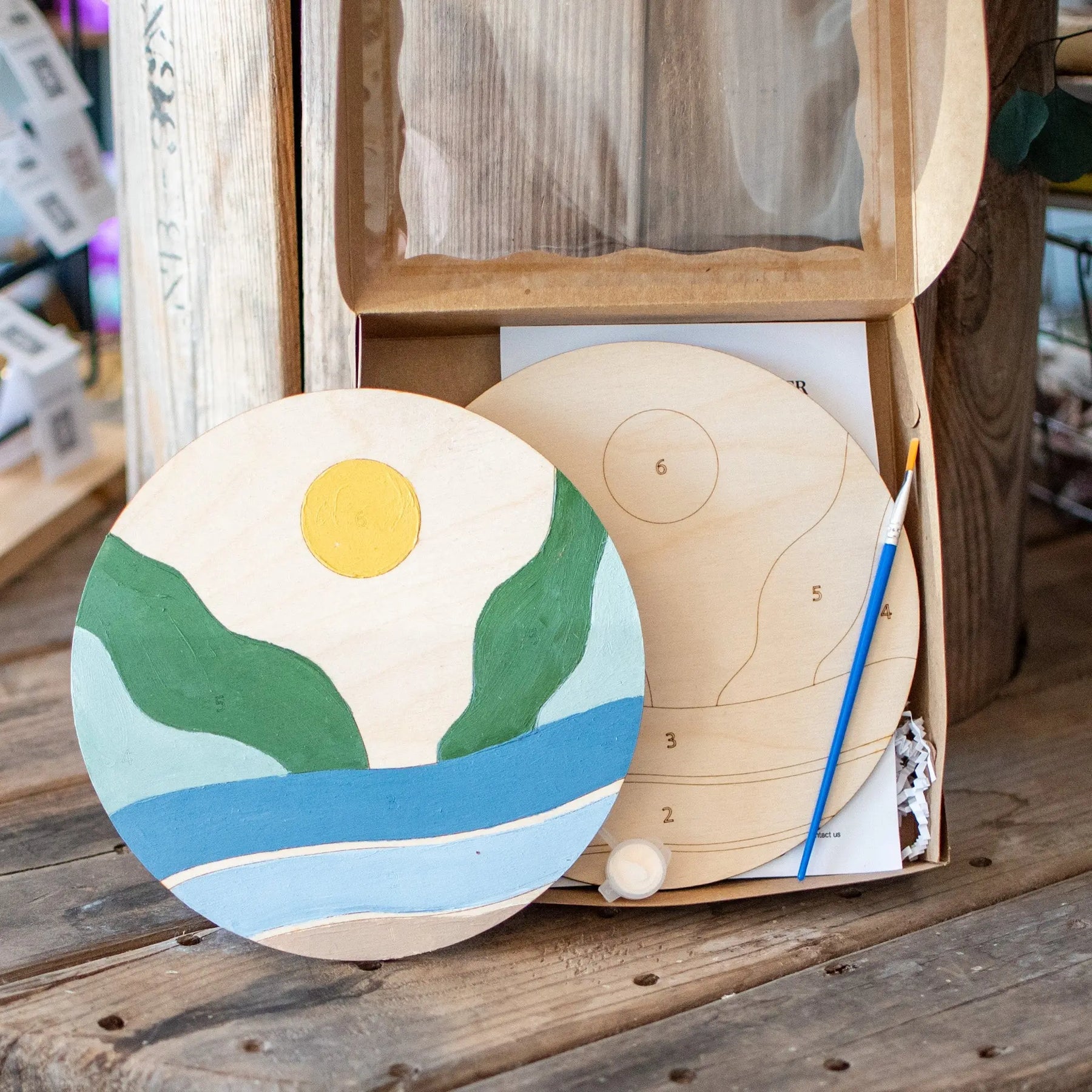 Beach - Paint By Number by Still Magnolia, art & craft kits detail photo 2