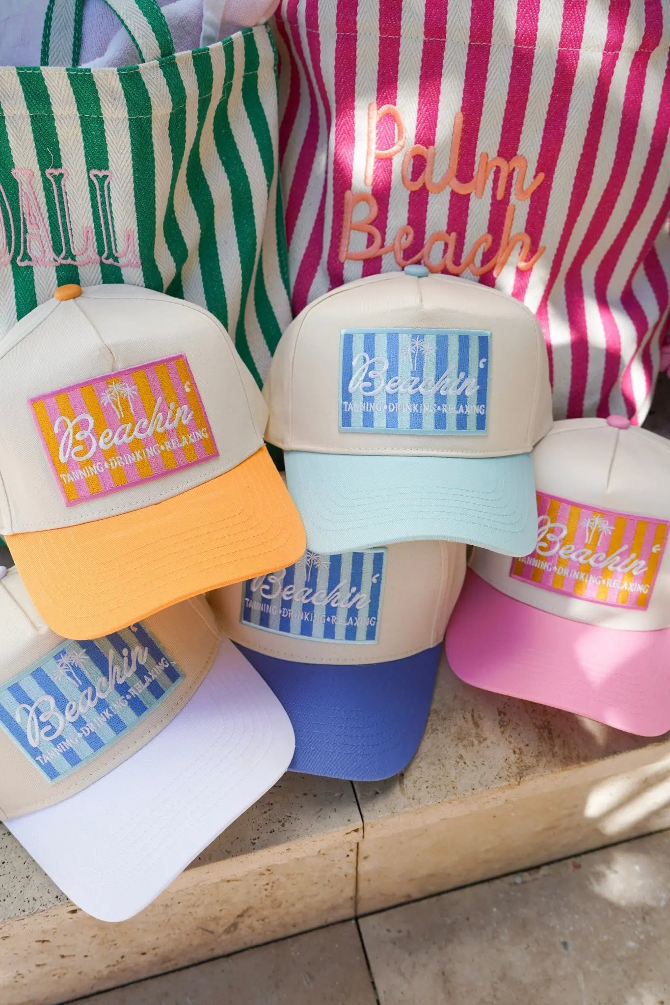 Beachin' - Vintage Trucker Hat KenzKustomz