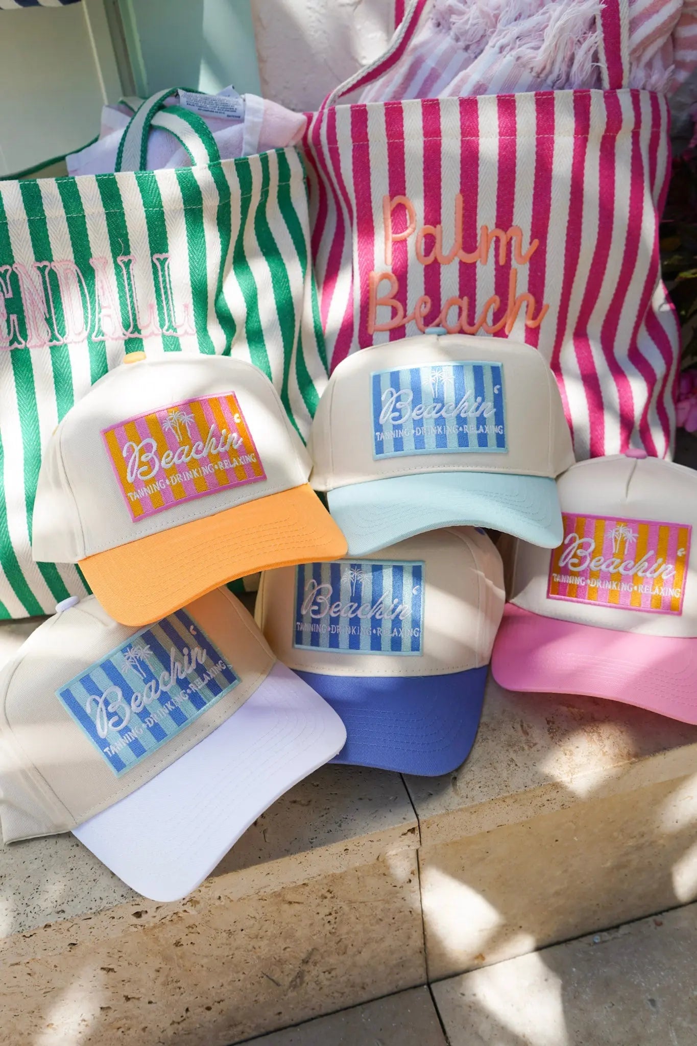 Beachin' - Vintage Trucker Hat KenzKustomz