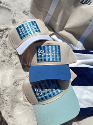 Beachin' - Vintage Trucker Hat by KenzKustomz, Southern lifestyle apparel detail photo 16