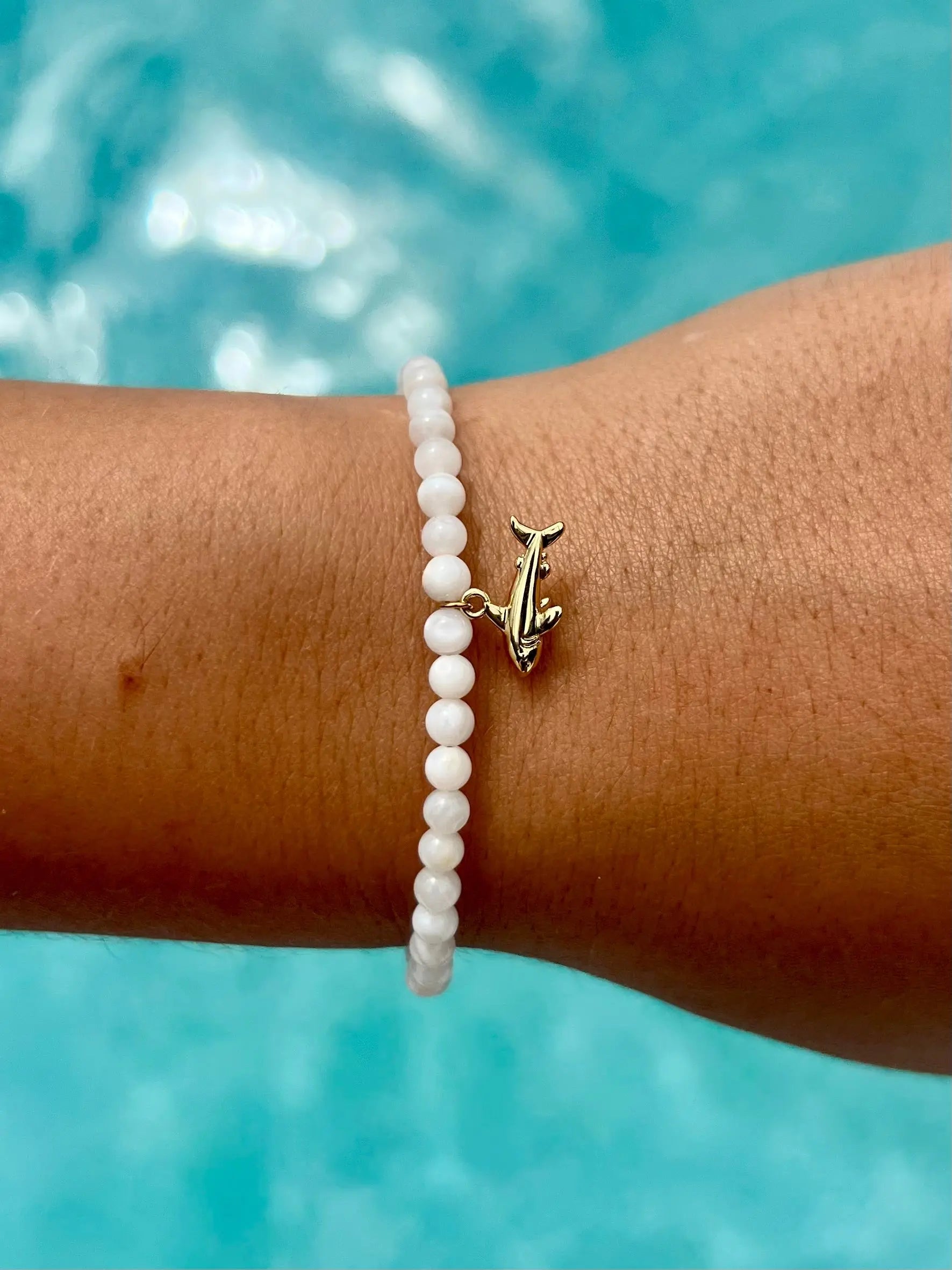 Beaded Shark Bracelet HALT