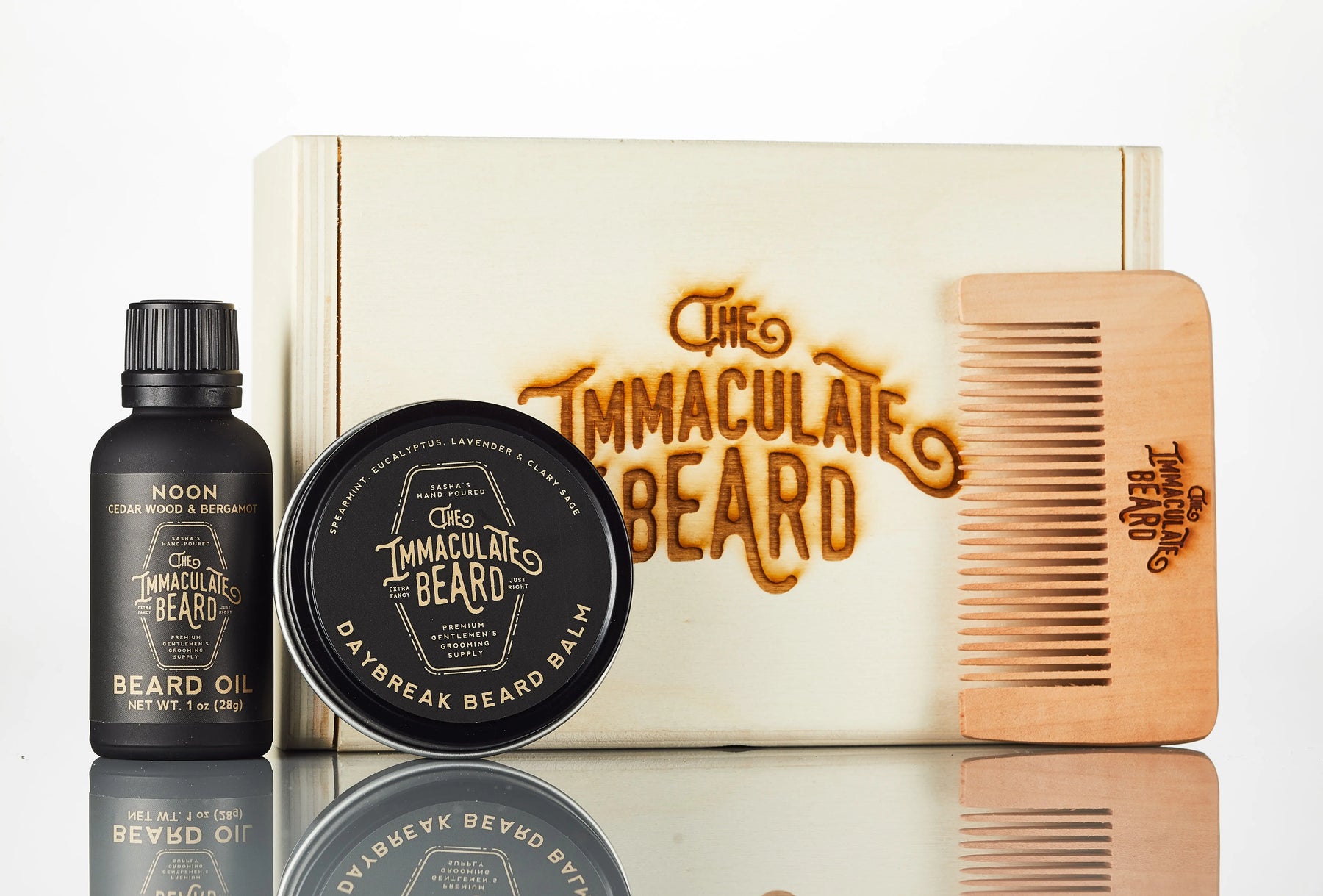 Beard Grooming Gift Set | The Immaculate Beard | Beard Care Set by The Immaculate Beard, shaving kits detail photo 6