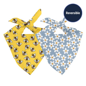 Bees & Daisy Dog Bandana Dog Bandana Co.