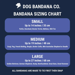 Bees & Daisy Dog Bandana Dog Bandana Co.