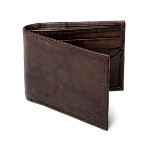 Benjamin Leather Bifold with Front Pocket Wallet Mission Mercantile Leather Goods