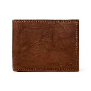 Benjamin Leather Bifold with Front Pocket Wallet Mission Mercantile Leather Goods