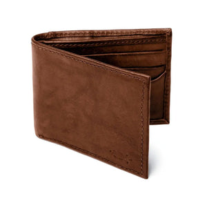 Benjamin Leather Bifold with Front Pocket Wallet Mission Mercantile Leather Goods