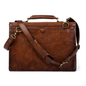 Benjamin Leather Briefcase Mission Mercantile Leather Goods