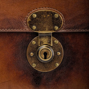 Benjamin Leather Briefcase Mission Mercantile Leather Goods