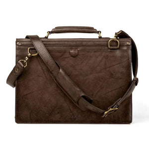 Benjamin Leather Briefcase Mission Mercantile Leather Goods