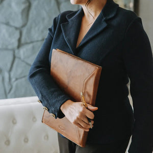 Benjamin Leather Padfolio by Mission Mercantile Leather Goods, Southern food gift main product photo
