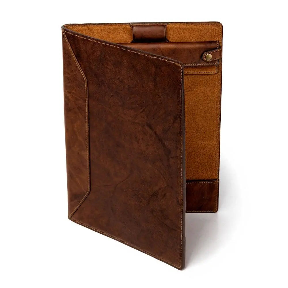 Benjamin Leather Padfolio by Mission Mercantile Leather Goods, Southern food gift detail photo 4