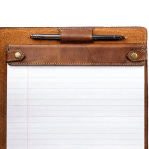 Benjamin Leather Padfolio by Mission Mercantile Leather Goods, Southern food gift detail photo 8