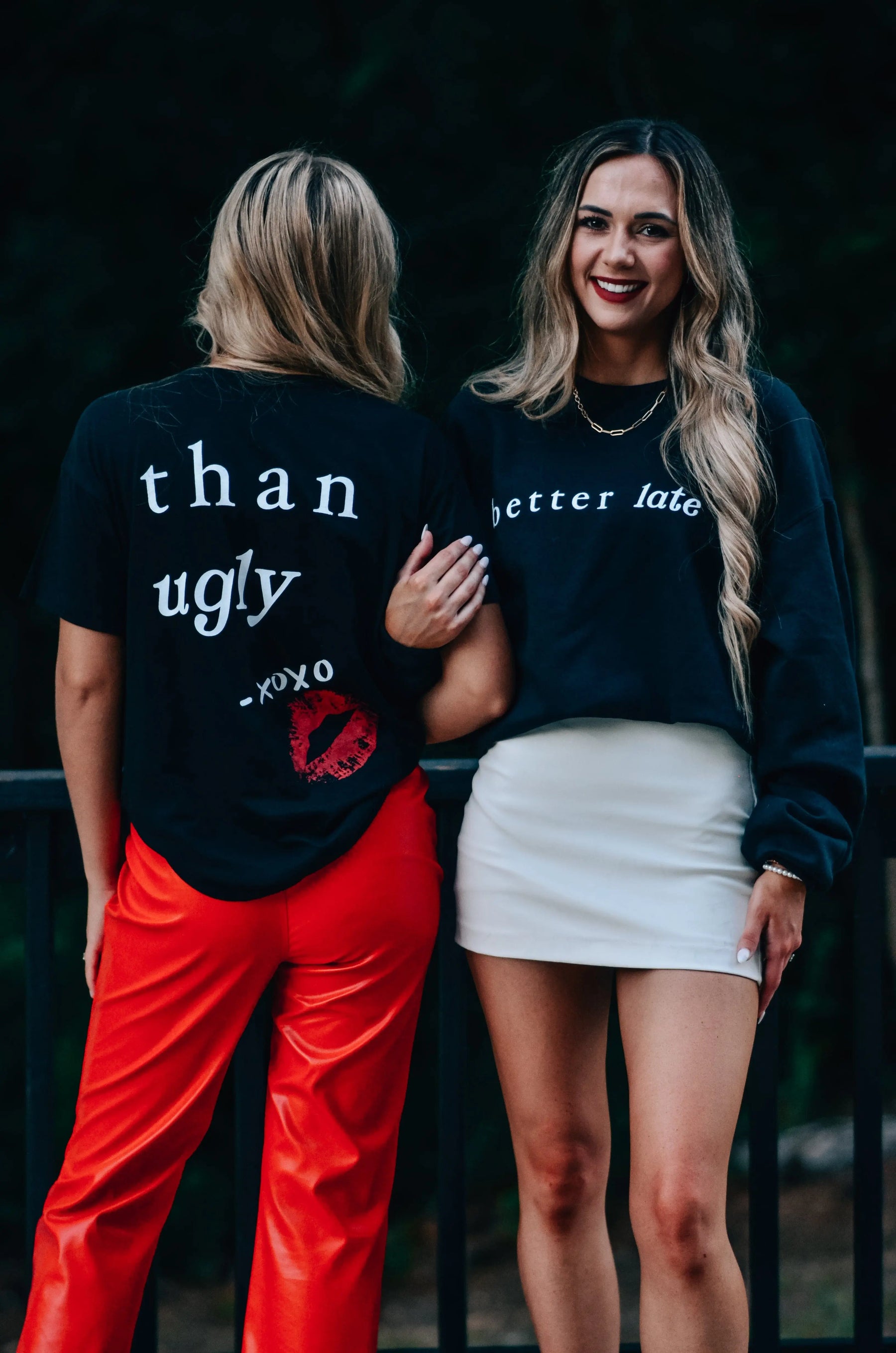 Better Late Than Ugly Sweatshirt by Southern Bliss Company, Southern lifestyle apparel detail photo 4