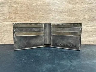 Bi-Fold Wallet by Kw Leatherworks, handmade leather goods detail photo 16
