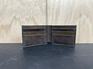 Bi-Fold Wallet by Kw Leatherworks, handmade leather goods detail photo 19