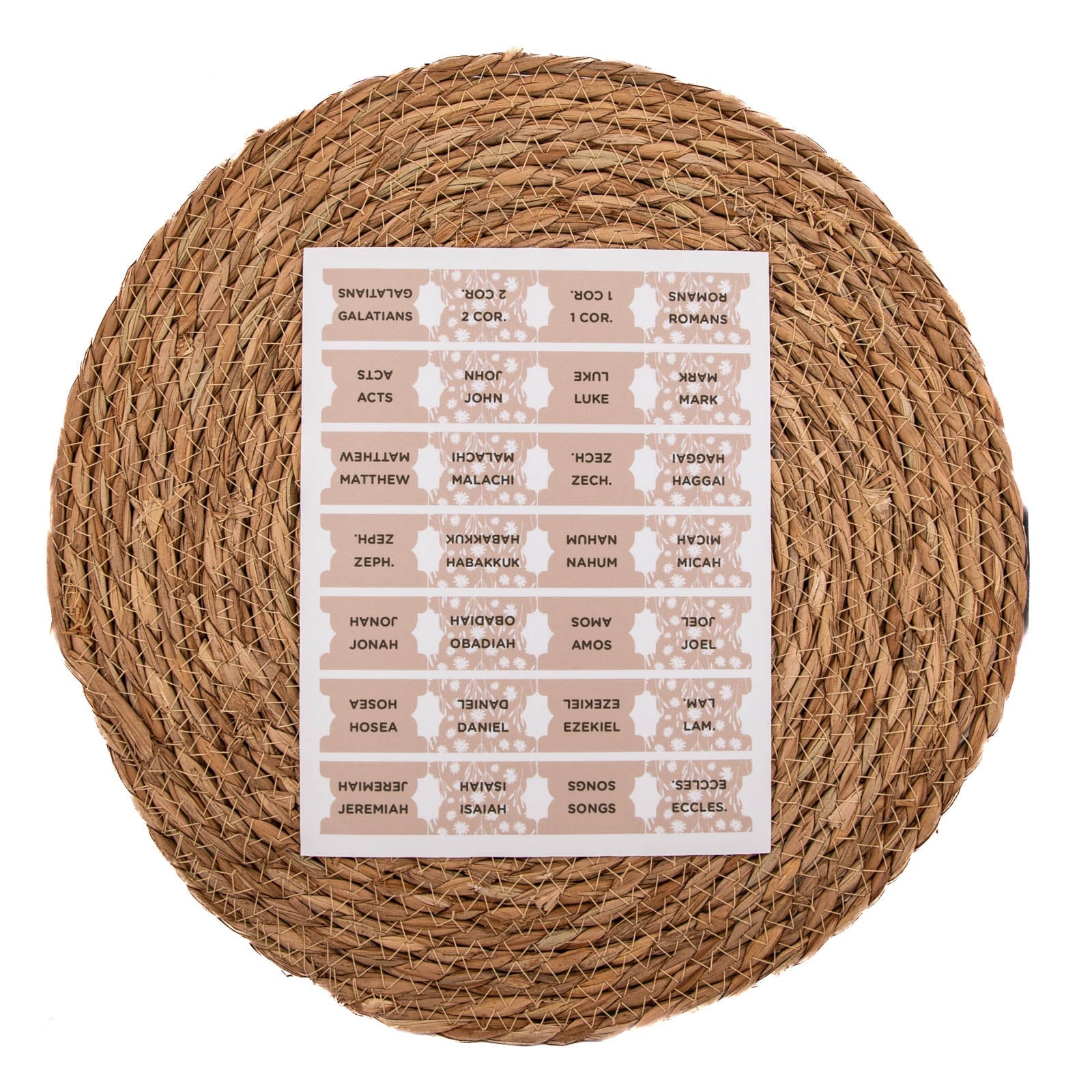 Bible Tabs - Daisy Daydream Pattern by Still Magnolia, stationery detail photo 3