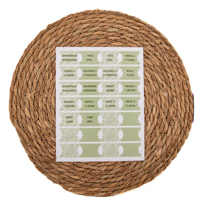 Bible Tabs - Leafy Luxe Pattern by Still Magnolia, stationery detail photo 3