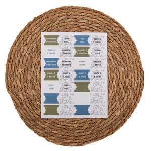 Bible Tabs - Wildflower Whisper Pattern by Still Magnolia, stationery detail photo 5