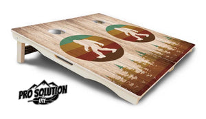 Bigfoot Circle Cornhole Boards - Pro Solution Lite Series by Cornhole Solutions, custom cornhole board detail photo 5