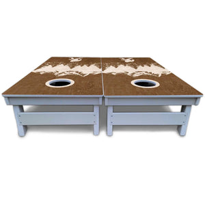 Bigfoot Mountain Scene Cornhole Boards - All Weather Series by Cornhole Solutions, custom cornhole board detail photo 5