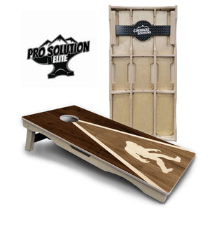 Bigfoot Triangle Cornhole Boards - Pro Solution Elite Series by Cornhole Solutions, custom cornhole board main product photo